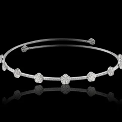 Pasquale Bruni FIGLIA DEI FIORI CHOKER- White Gold|Necklaces