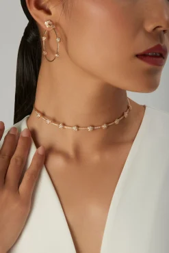 Pasquale Bruni FIGLIA DEI FIORI CHOKER- Rose Gold|Necklaces