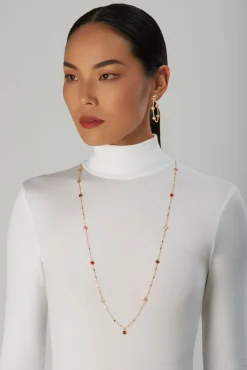 Pasquale Bruni FIGLIA DEI FIORI SAUTOIR- Moonstone|Rose Gold