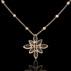Pasquale Bruni GHIRLANDA LUCE DI LOTO NECKLACE- Rose Gold|Necklaces