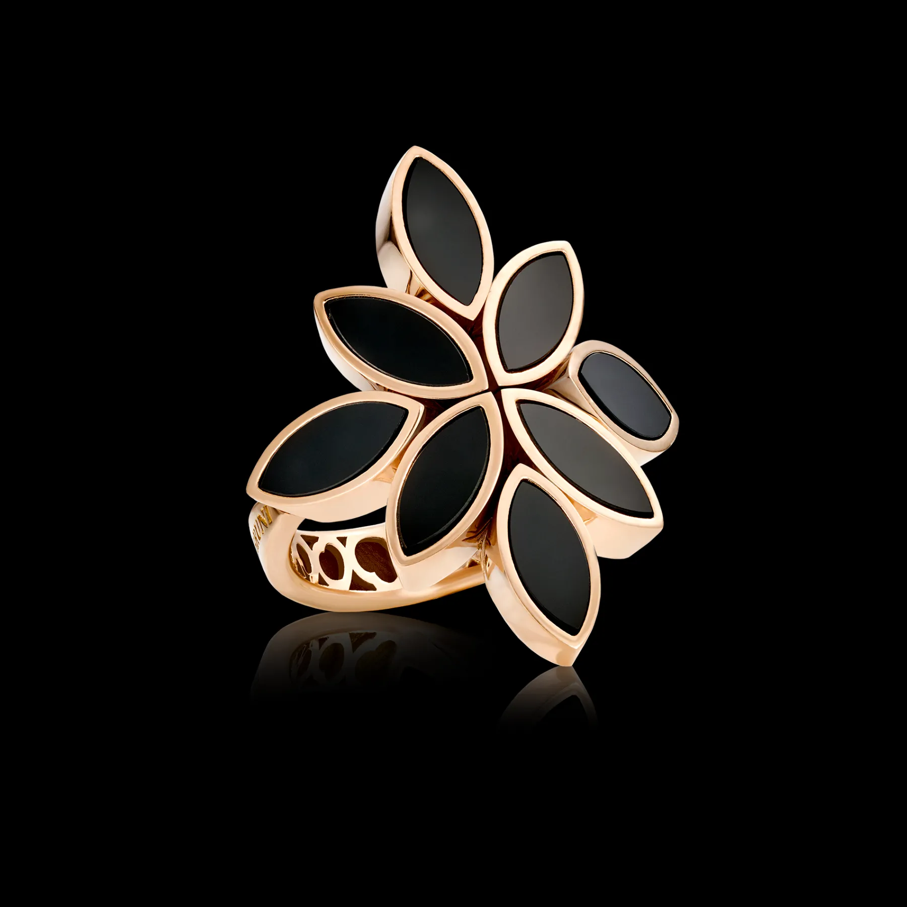 Pasquale Bruni GHIRLANDA LUCE DI LOTO RING- Rose Gold|Rings