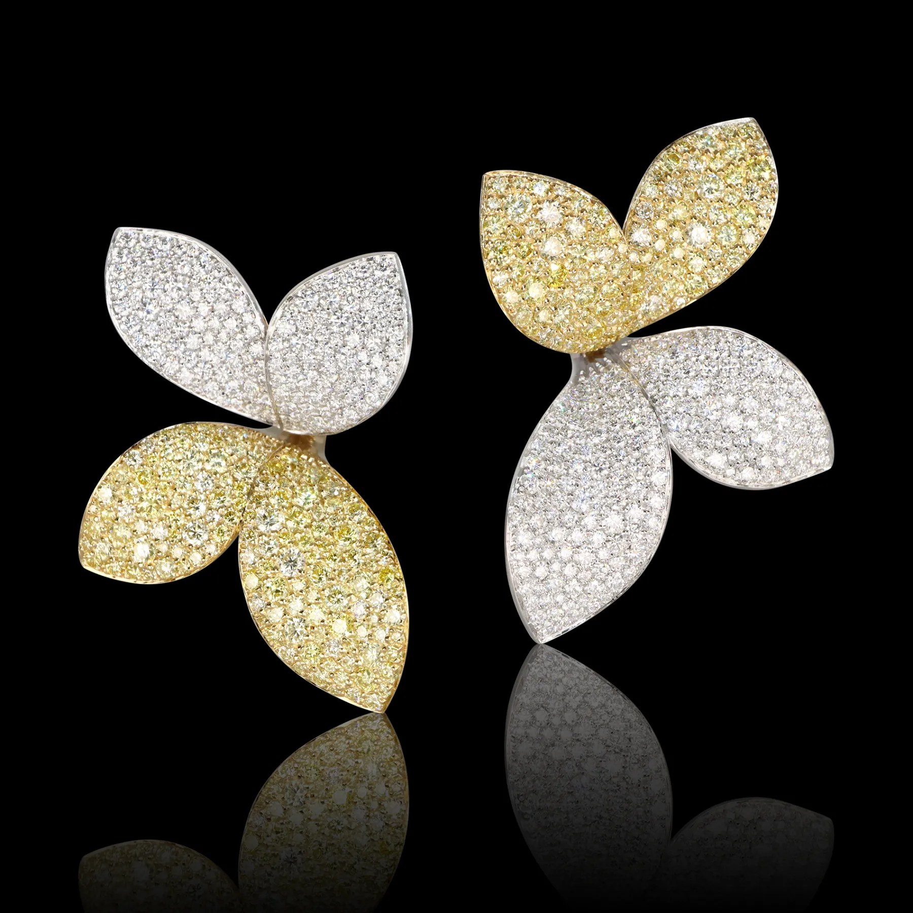 Pasquale Bruni GIARDINI SEGRETI AURA EARRINGS- White Gold|Earrings