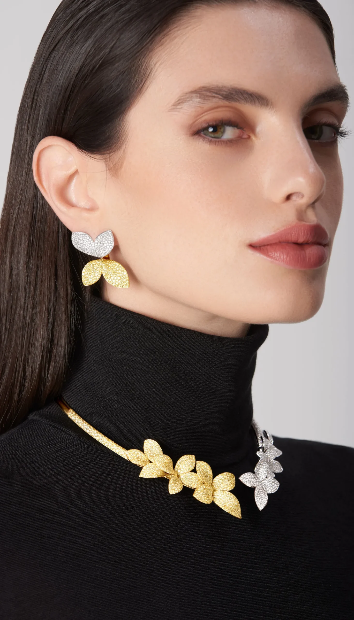 Pasquale Bruni GIARDINI SEGRETI AURA EARRINGS- White Gold|Earrings