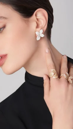 Pasquale Bruni GIARDINI SEGRETI EARRINGS- White Gold|Earrings