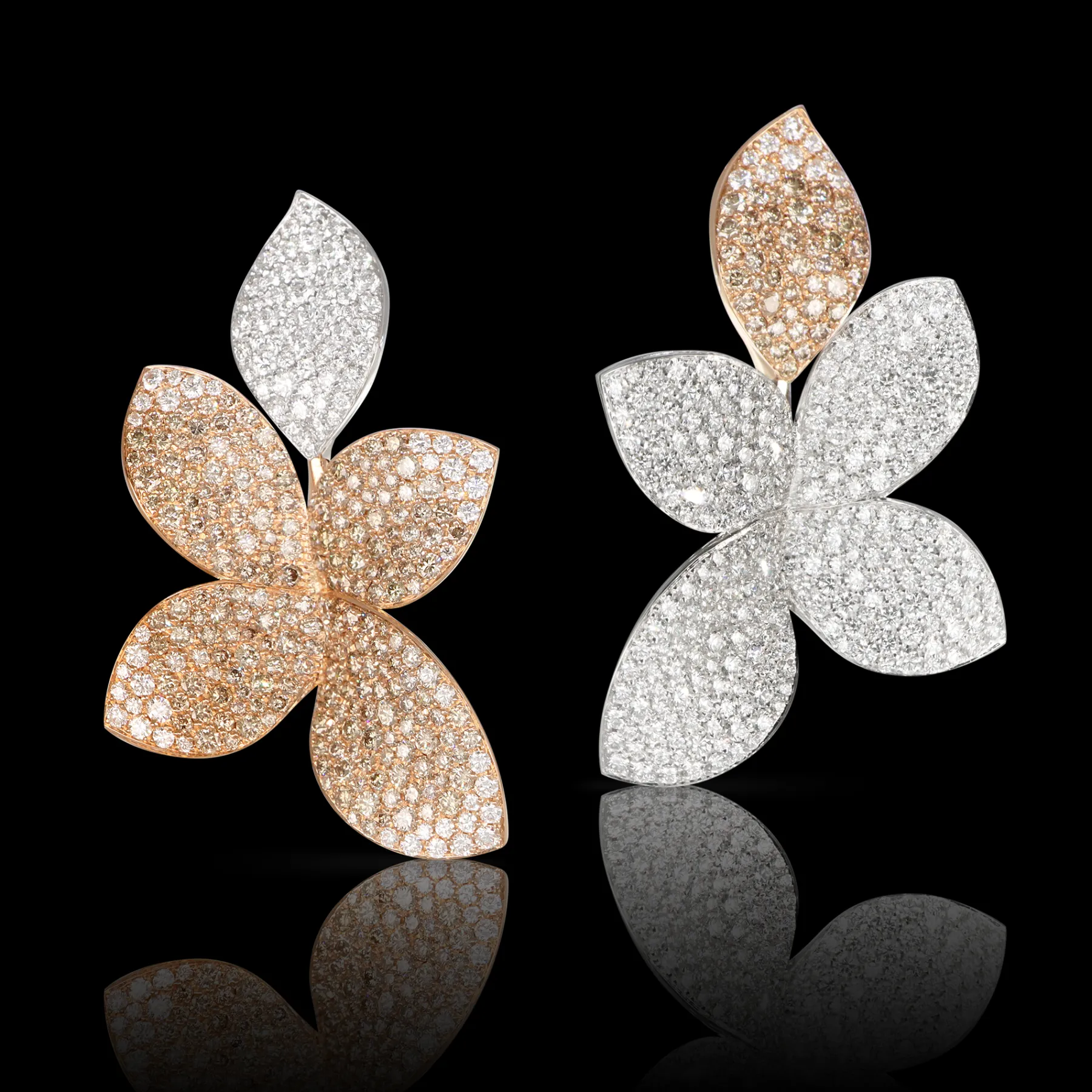 Pasquale Bruni GIARDINI SEGRETI EARRINGS- White Gold|Rose Gold