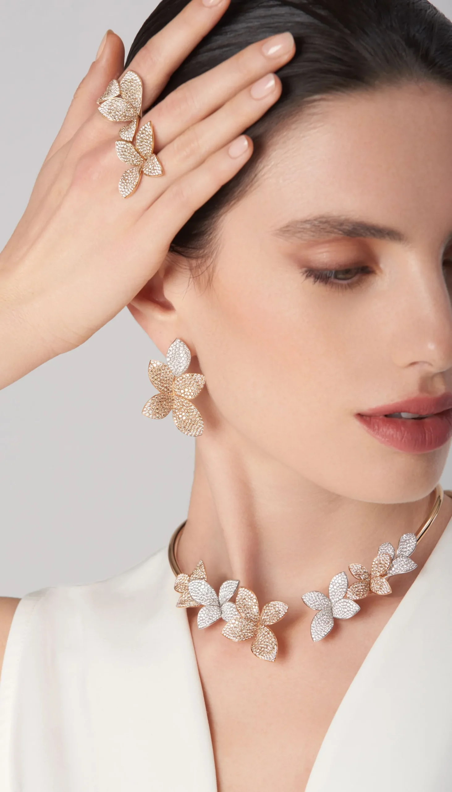 Pasquale Bruni GIARDINI SEGRETI EARRINGS- White Gold|Rose Gold