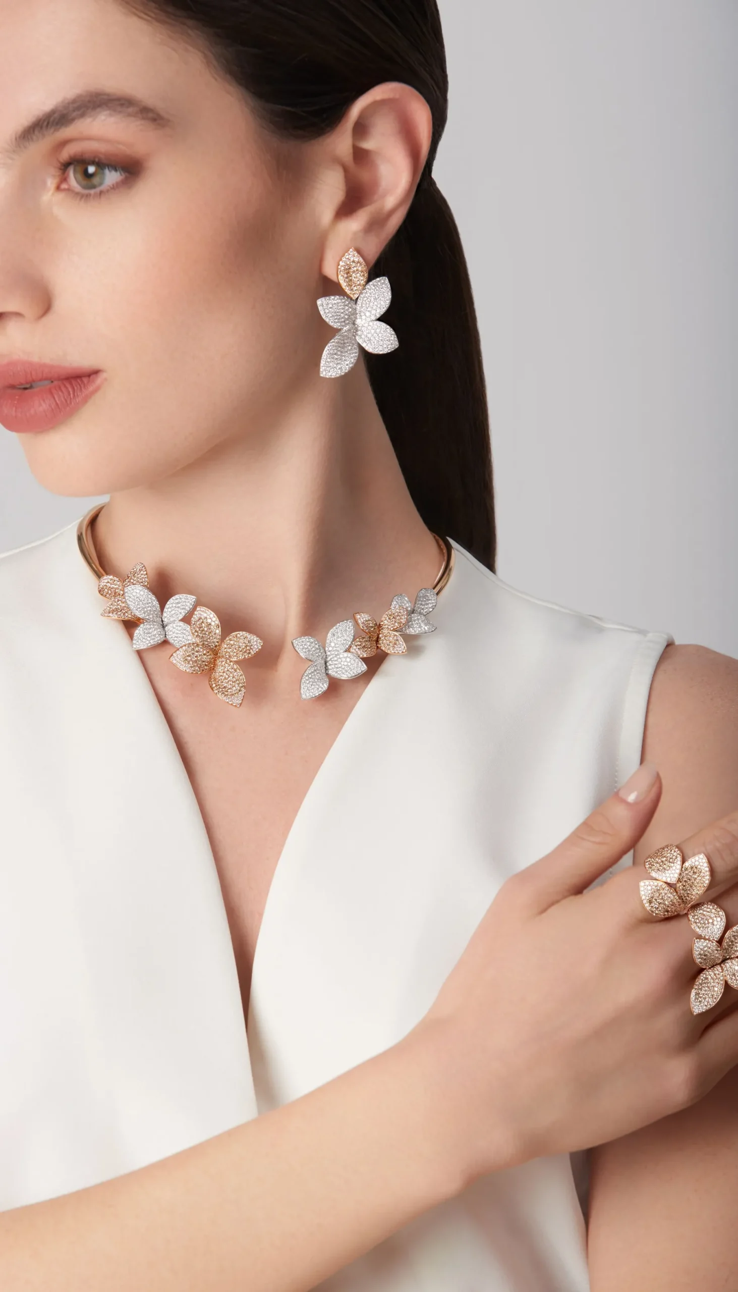 Pasquale Bruni GIARDINI SEGRETI EARRINGS- White Gold|Rose Gold