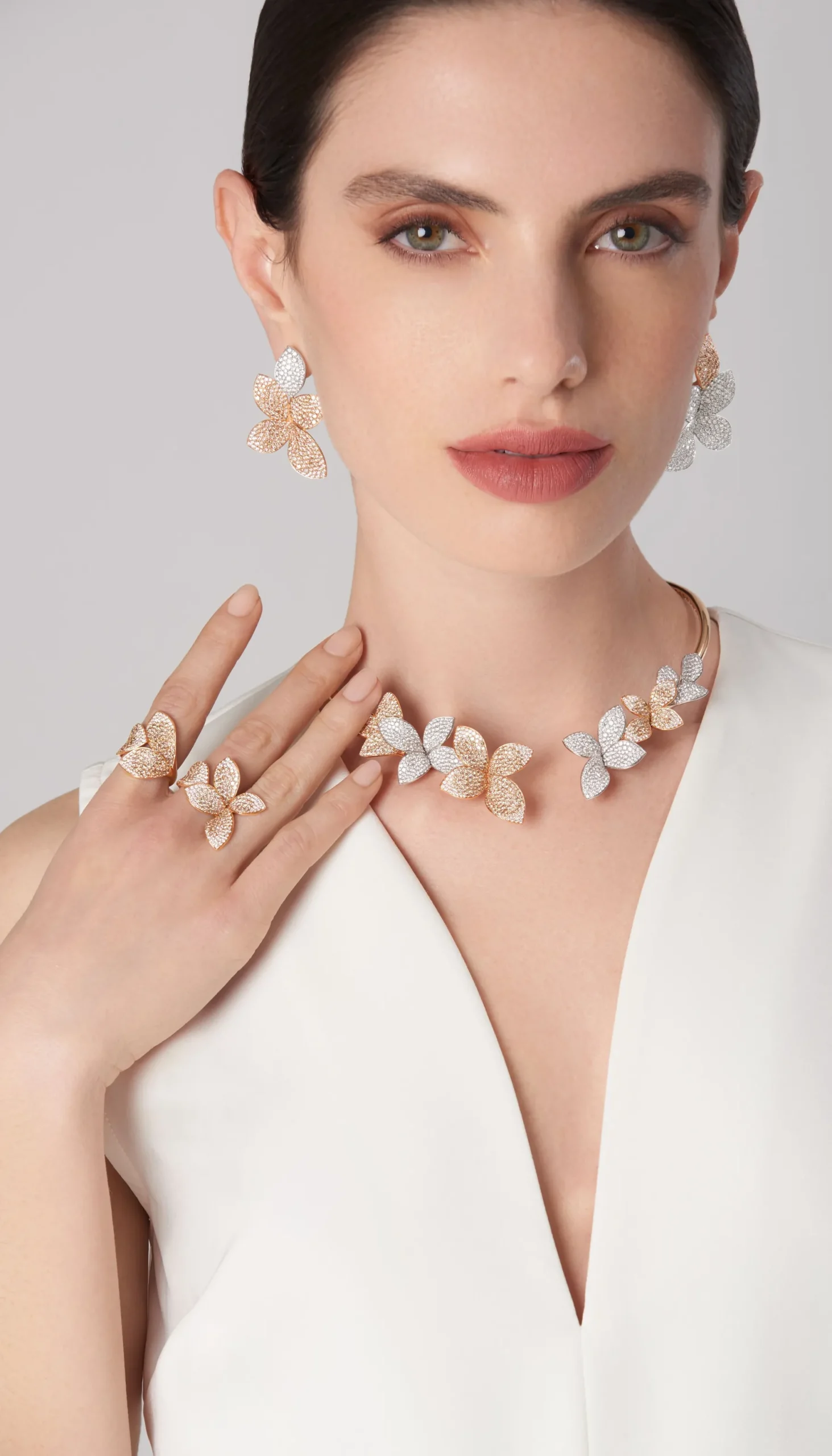 Pasquale Bruni GIARDINI SEGRETI EARRINGS- White Gold|Rose Gold