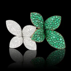 Pasquale Bruni GIARDINI SEGRETI GREEN SOUL RING- Emerald|White Gold