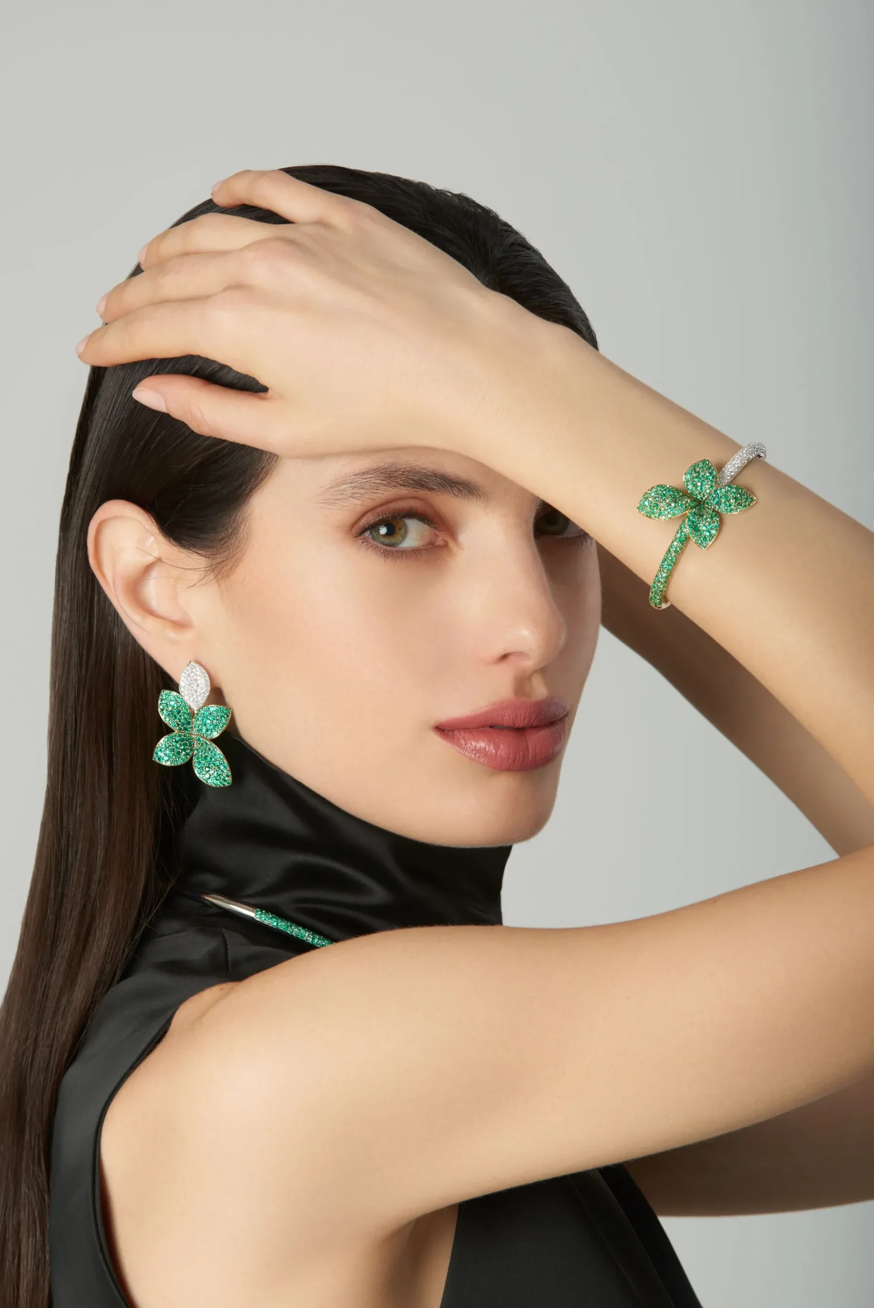 Pasquale Bruni GIARDINI SEGRETI GREEN SOUL BRACELET- Emerald|White Gold