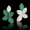 Pasquale Bruni GIARDINI SEGRETI GREEN SOUL EARRINGS- Emerald|White Gold
