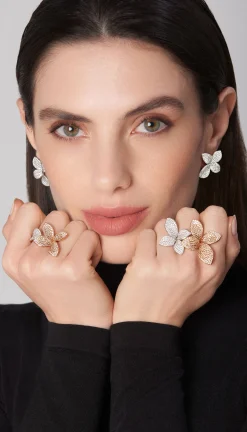 Pasquale Bruni GIARDINI SEGRETI RING- White Gold|Rose Gold