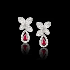 Pasquale Bruni HEART TO EARTH EARRINGS- Ruby|Heart To Earth