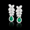 Pasquale Bruni HEART TO EARTH EARRINGS- Emerald|Heart To Earth
