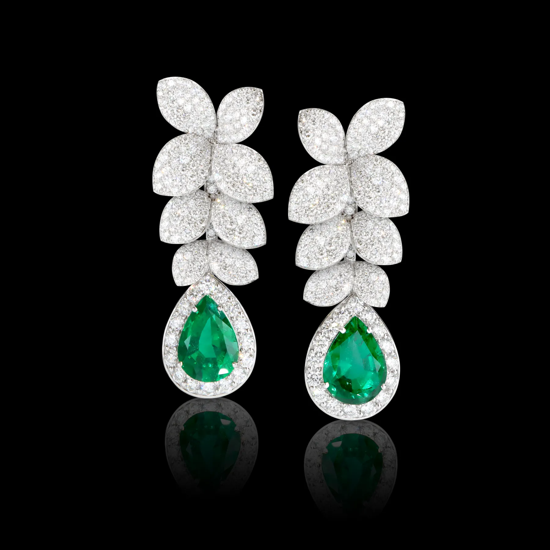 Pasquale Bruni HEART TO EARTH EARRINGS- Emerald|Heart To Earth
