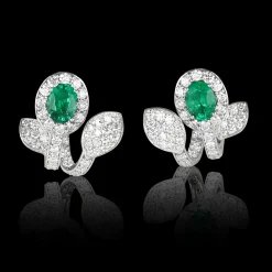 Pasquale Bruni HEART TO EARTH EARRINGS- Emerald|Heart To Earth