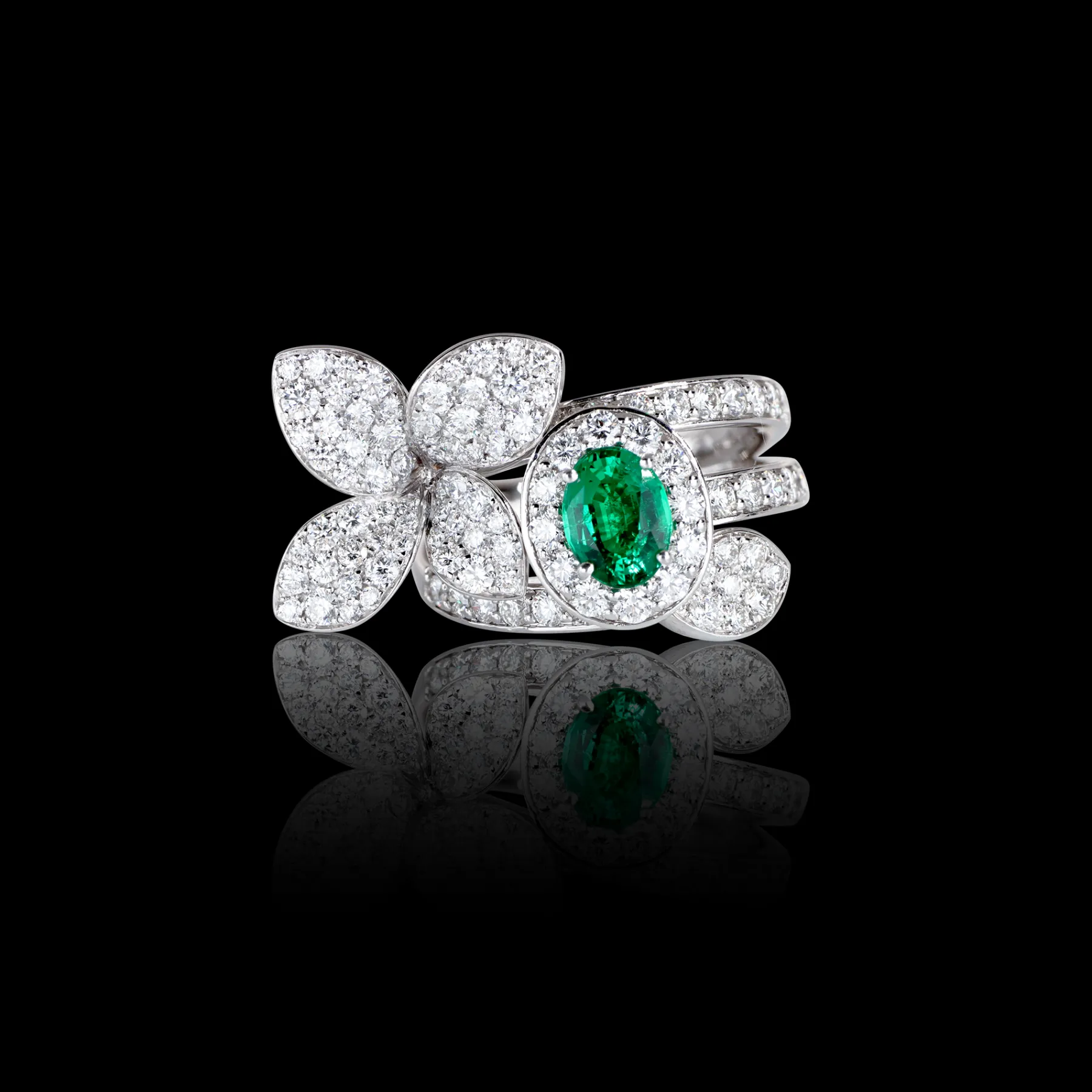 Pasquale Bruni HEART TO EARTH RING- Emerald|Heart To Earth