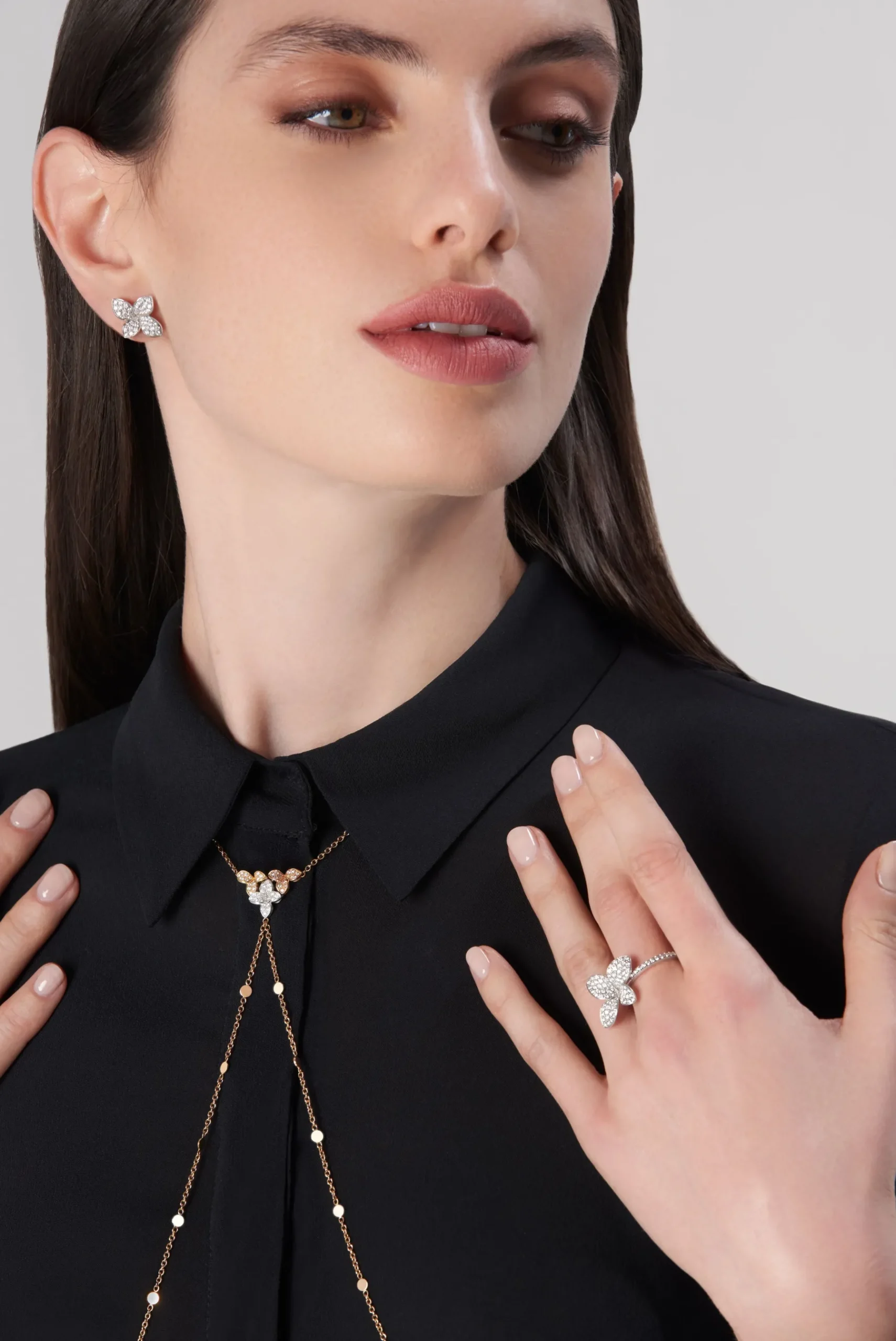 Pasquale Bruni PETIT GARDEN BODY SAUTOIR- White Gold|Rose Gold