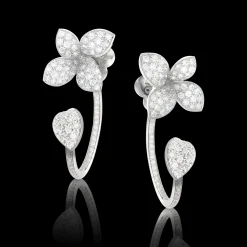 Pasquale Bruni PETIT GARDEN EARRINGS- White Gold|Earrings