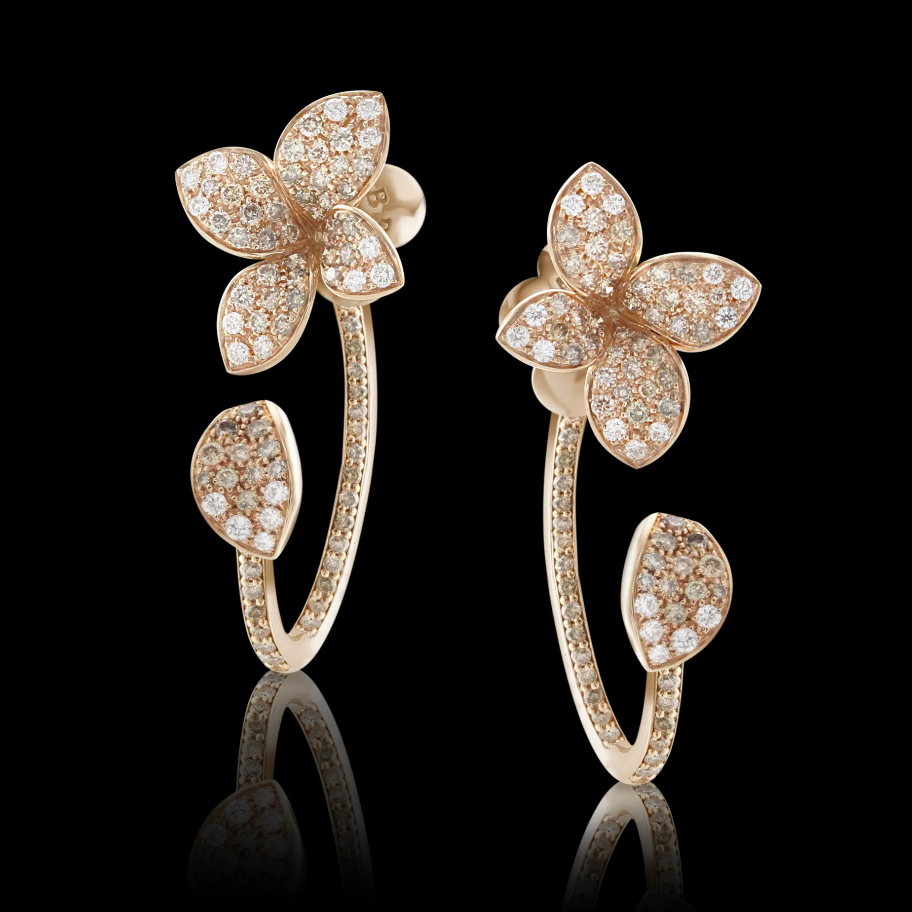 Pasquale Bruni PETIT GARDEN EARRINGS- Rose Gold|Earrings