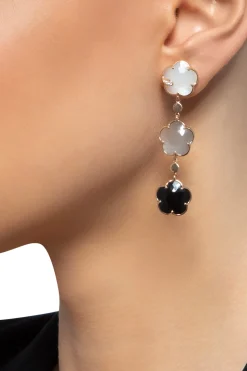 Pasquale Bruni PETIT JOLI BOUQUET LUNAIRE EARRINGS- Moonstone|Rose Gold