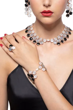 Pasquale Bruni PETIT JOLI BOUQUET LUNAIRE COLLIER- Moonstone|Rose Gold
