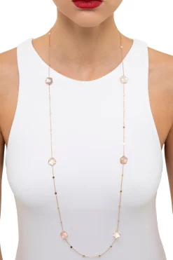 Pasquale Bruni PETIT JOLI BOUQUET LUNAIRE SAUTOIR- Rose Gold|Moonstone