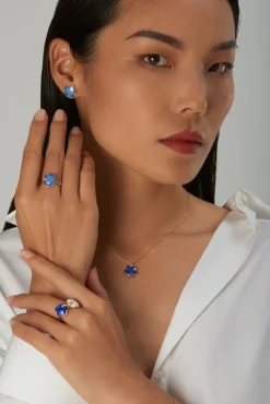 Pasquale Bruni PETIT JOLI EARRINGS- Agate|Rose Gold