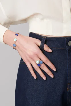 Pasquale Bruni PETIT JOLI IN THE BLUE BRACELET- Moonstone|Agate