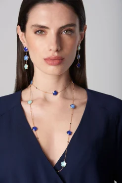 Pasquale Bruni PETIT JOLI IN THE BLUE EARRINGS- Moonstone|Turquoise