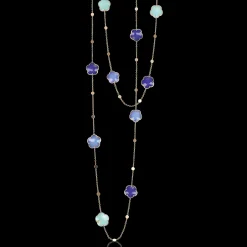 Pasquale Bruni PETIT JOLI IN THE BLUE SAUTOIR- Moonstone|Turquoise