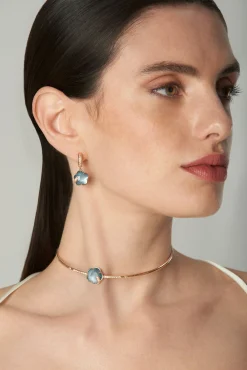 Pasquale Bruni PETIT JOLI LUNAIRE CHOKER- Moonstone|Rose Gold