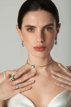 Pasquale Bruni PETIT JOLI LUNAIRE CHOKER- Moonstone|Rose Gold