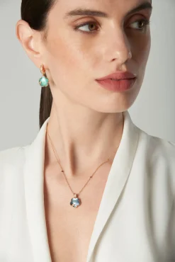 Pasquale Bruni PETIT JOLI LUNAIRE EARRINGS- Moonstone|Rose Gold