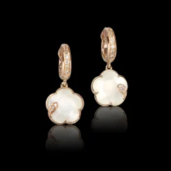 Pasquale Bruni PETIT JOLI LUNAIRE EARRINGS- Rose Gold|Moonstone