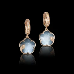 Pasquale Bruni PETIT JOLI LUNAIRE EARRINGS- Moonstone|Rose Gold