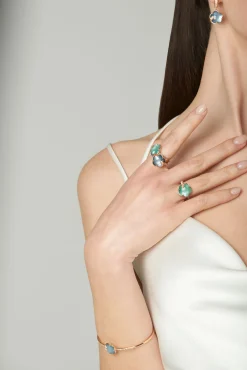 Pasquale Bruni PETIT JOLI LUNAIRE EARRINGS- Moonstone|Rose Gold