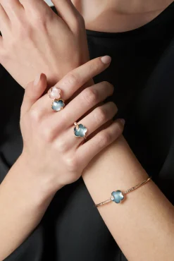 Pasquale Bruni PETIT JOLI LUNAIRE RING- Moonstone|Rose Gold