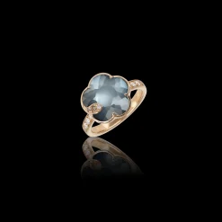 Pasquale Bruni PETIT JOLI LUNAIRE RING- Moonstone|Rose Gold