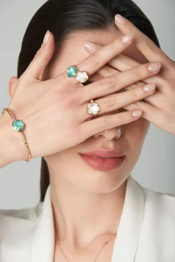 Pasquale Bruni PETIT JOLI LUNAIRE RING- Moonstone|Agate