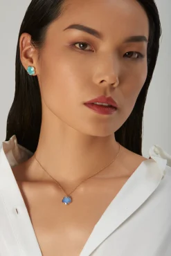 Pasquale Bruni PETIT JOLI NECKLACE- Agate|Rose Gold