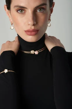 Pasquale Bruni PETIT JOLI TRUE PASSION CHOKER- Rose Gold|Necklaces