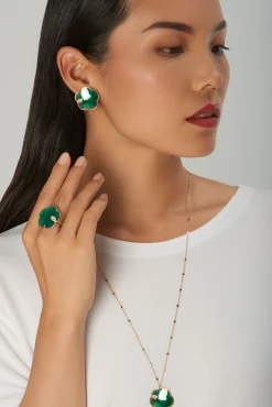 Pasquale Bruni TON JOLI EARRINGS- Agate|Rose Gold