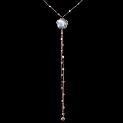 Pasquale Bruni TON JOLI LUNAIRE NECKTIE- Moonstone|Rose Gold