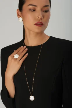 Pasquale Bruni TON JOLI NECKLACE- Agate|Rose Gold